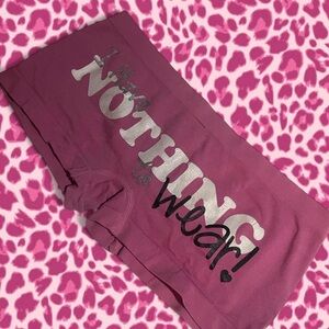 Pink "I have nothing to wear" Boy Shorts 
Brand • B Delicious • SIZE - MEDIUM